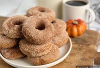 Pumpkin Cinnamon Sugar Donuts Recipe for Fall Baking