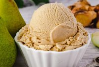 Creamy Pear Ice Cream Recipe: Homemade Gelato-Style Dessert