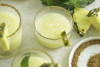 Charred Pineapple Frozen Margaritas Recipe for Summer Cocktails