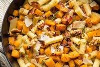 Roasted Butternut Squash Pasta with Sage and Parmesan