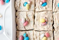 Robin Egg Candy Blondies Recipe for Spring Desserts