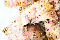 Eggless Blueberry Pop-Tarts with Zesty Lemon Glaze