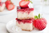 Strawberry Cheesecake Bar Recipe: Creamy No-Bake Dessert Bars