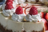 Keto-Friendly Cheesecake with Raspberry Swirl Recipe