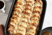 Croque Monsieur Breakfast Casserole with Gruyere