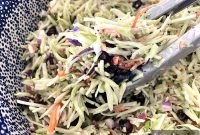 Crunchy Broccoli Slaw with Creamy Dijon Dressing
