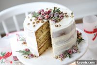 Black Walnut Christmas Cake Recipe with Spiced Glaze