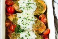 Garlic Basil Pesto Chicken with Sun-Dried Tomatoes