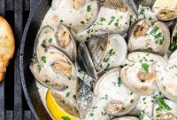 Creamy Beer-Steamed Clams with Grilled Bread Recipe