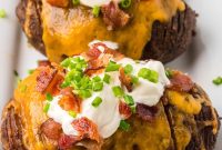 Smoked Hasselback Potatoes with Crispy Herb Butter