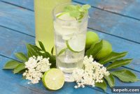 Lime & Elderflower Cordial Recipe – Homemade Sparkling Syrup