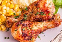 Perfectly Crispy Air Fryer Chicken Drumsticks Recipe
