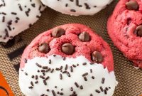 Red Velvet Chocolate Chip Cookies Recipe That Melts in Your Mouth