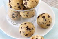 Chocolate Chip Cookie Dough Protein Bites Recipe for Snackable Energy
