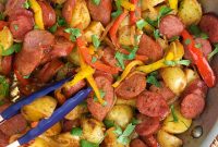 Kielbasa, Potatoes & Caramelized Onions Skillet Recipe