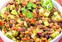 Fresh Avocado Salsa with Corn & Black Beans — Zesty Summer Dip