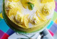 Triple-Layer Lemon Cake with Luscious Lemon Curd Buttercream