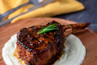 Grilled Pork Chops with Fig Jam Glaze — Big Green Egg Recipe