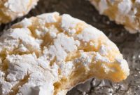 Chewy Vanilla Sugar Crinkle Cookies