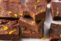 No-Bake Orange Chocolate Fudge Recipe: Zesty Cocoa Treat
