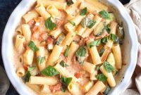 Tomato, Zucchini & Feta Baked Pasta Recipe