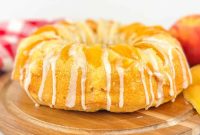 Peach Cobbler Pound Cake Recipe — Moist Southern Peach Cake