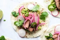 Marinated Steak & Avocado Tacos (Gluten-Free)