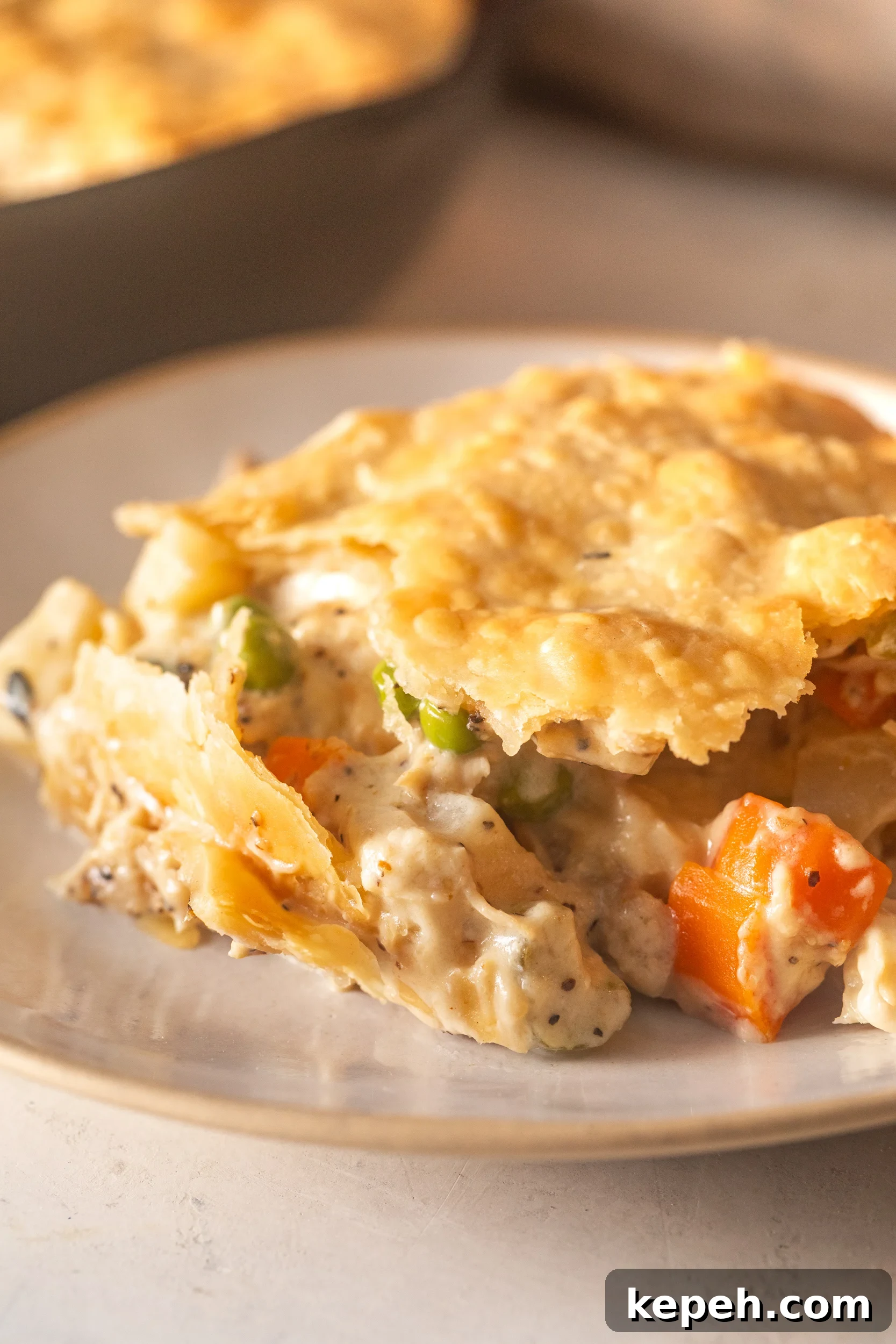 Leftover Turkey Pot Pie Recipe for Comforting Family Meals 12 Slice of pot pie