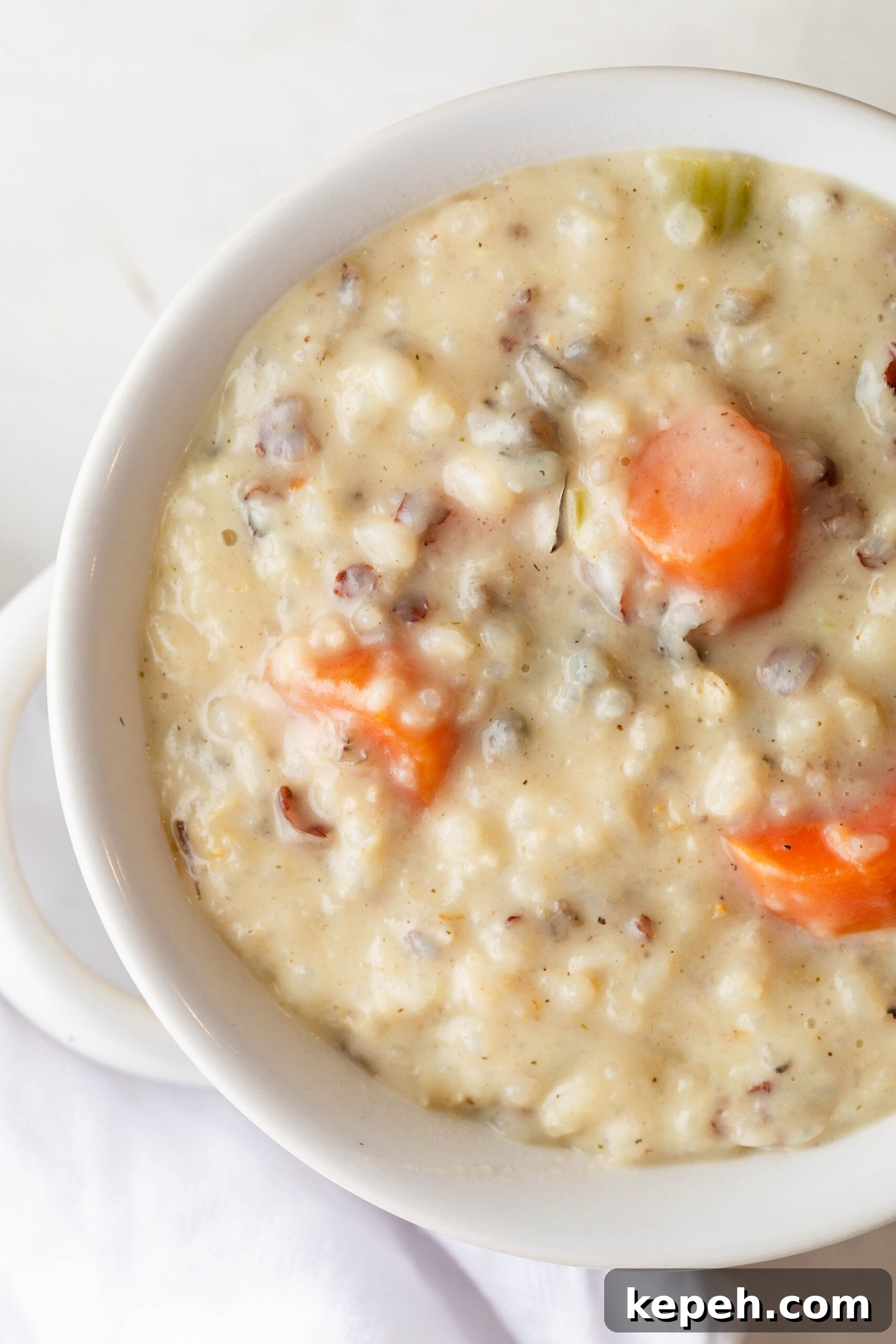 Creamy chicken and rice soup thumbnail