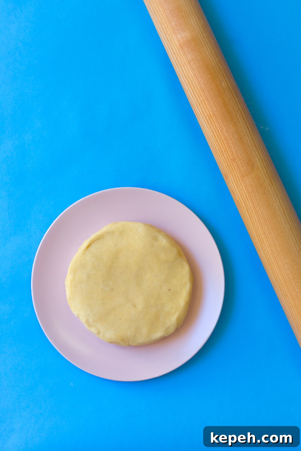 roll out Vanillaroma shortbread cookie dough