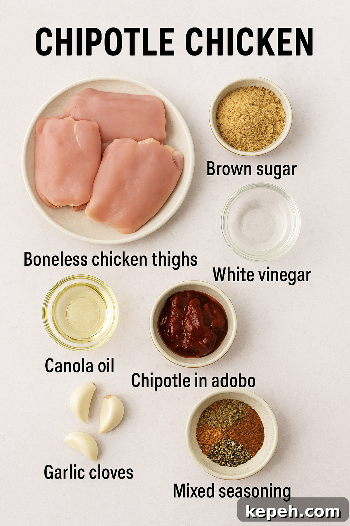 Chipotle chicken ingredients Copycat Chipotle chicken ingredients.
