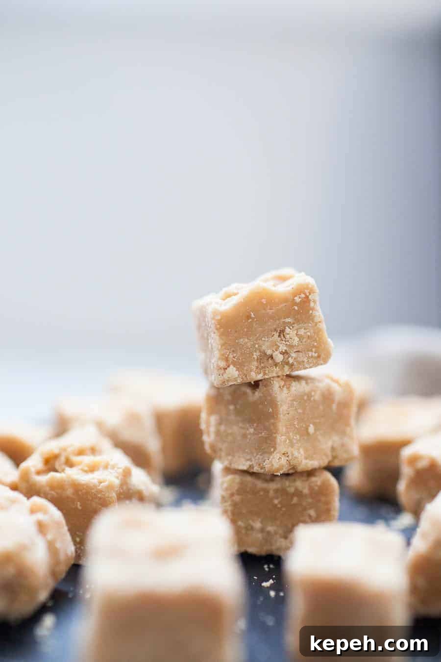 Decadent Peanut Butter Fudge Recipe You'll Love 2 a stack of peanut butter fudge pieces