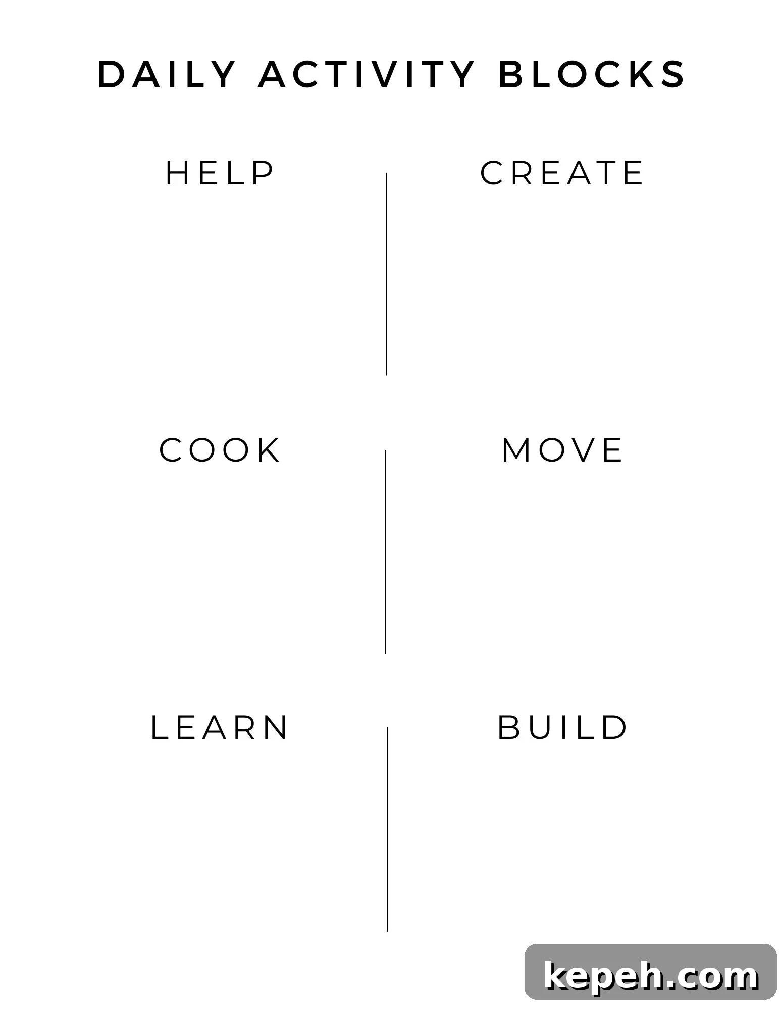 activity blocking worksheet for kids toddlers preschoolers