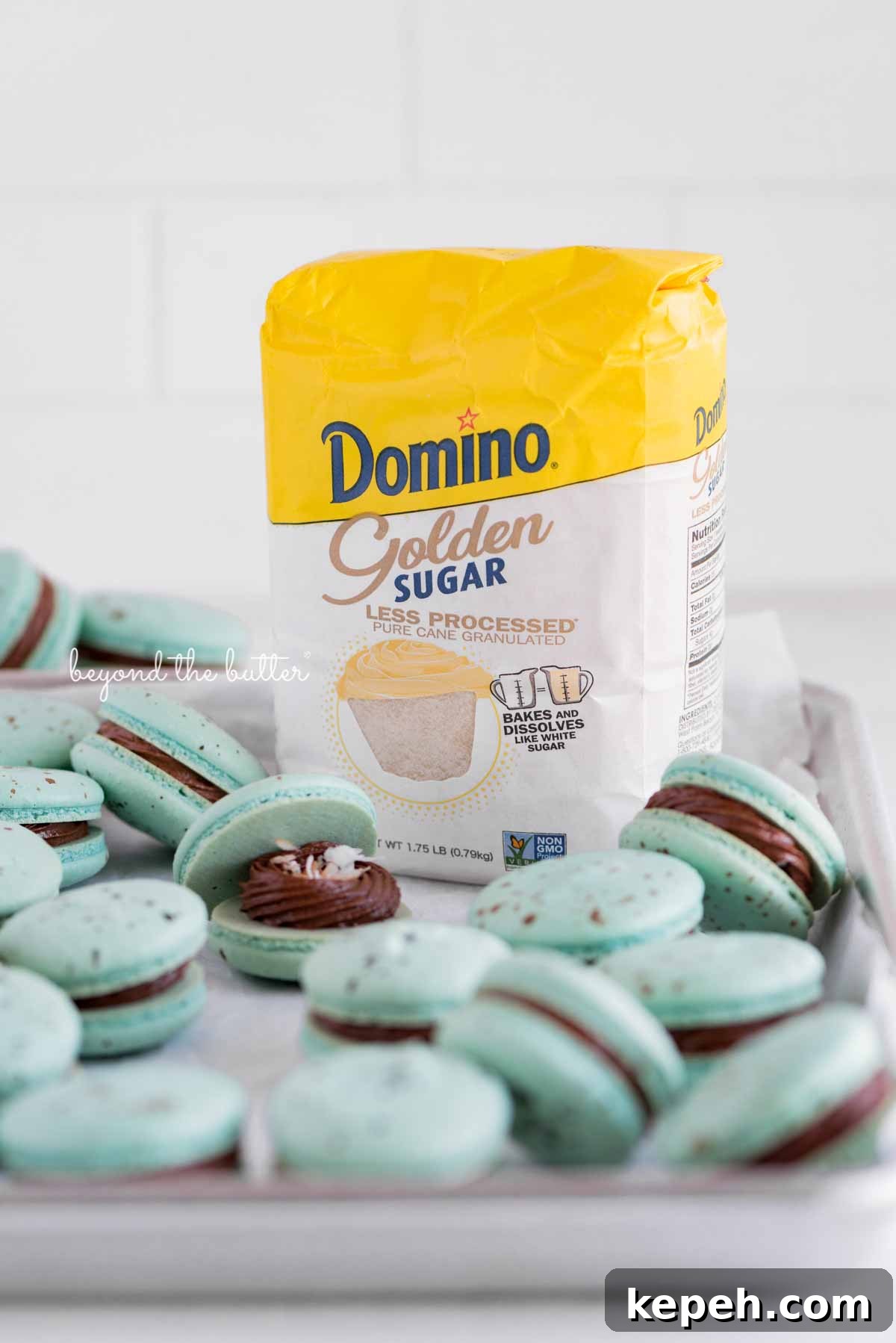 Robin's Egg Macarons: Delicate Blue Pastry Recipe and Tips 4 Domino® Golden Sugar ingredient