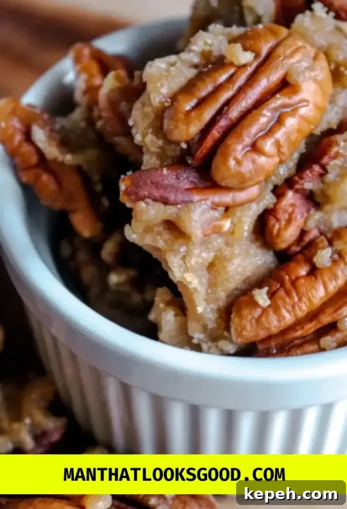 keto Caramel Pecans