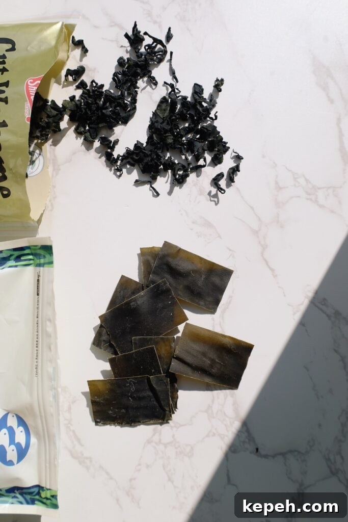 Authentic Miso Soup Recipe: Simple Homemade Japanese Broth 5 wakame vs. kombu