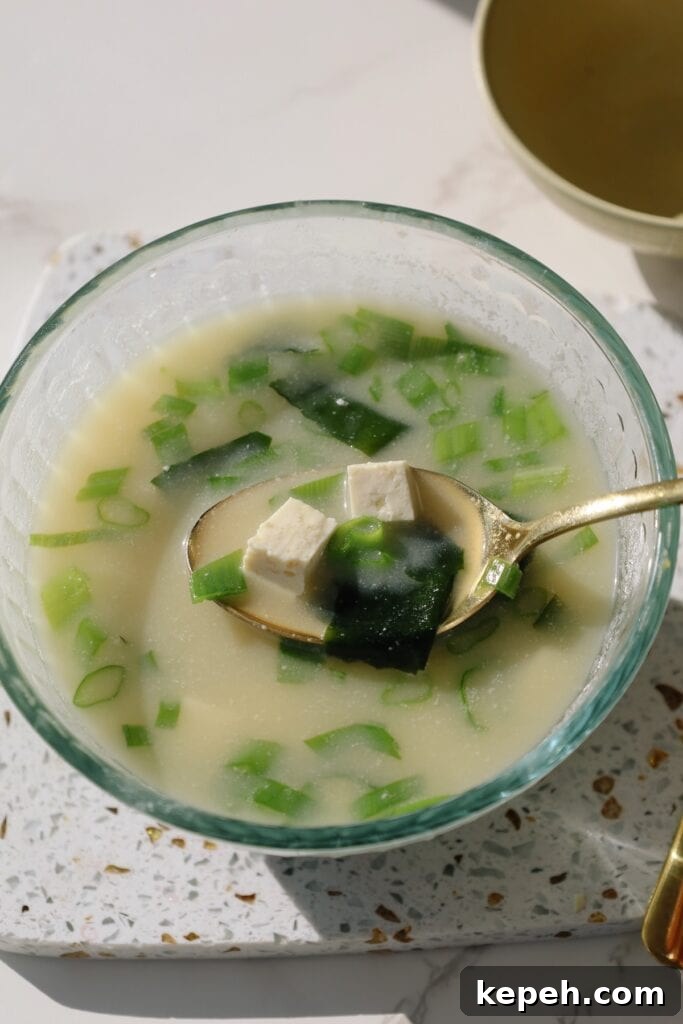 Authentic Miso Soup Recipe: Simple Homemade Japanese Broth 7 miso soup recipe 5