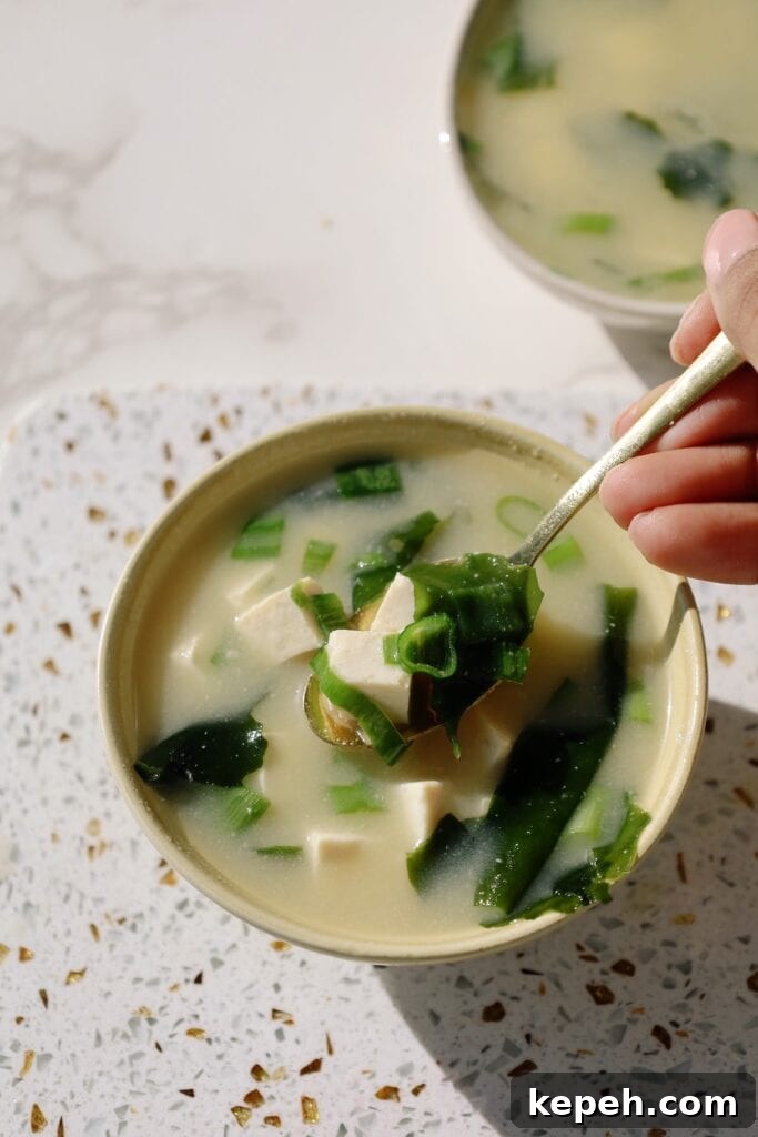 Authentic Miso Soup Recipe: Simple Homemade Japanese Broth 8 miso soup recipe 6