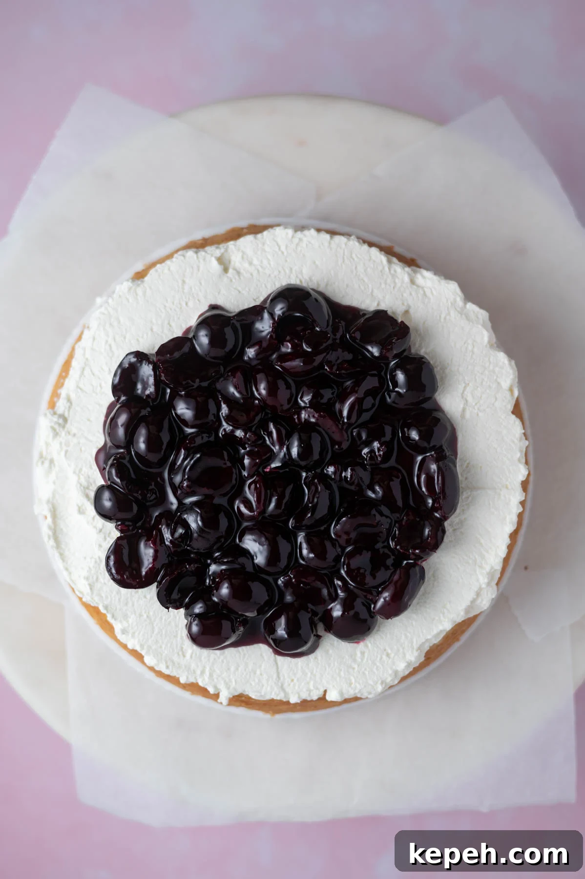 Light and Fluffy White Forest Cake Recipe 15 img 12356 14