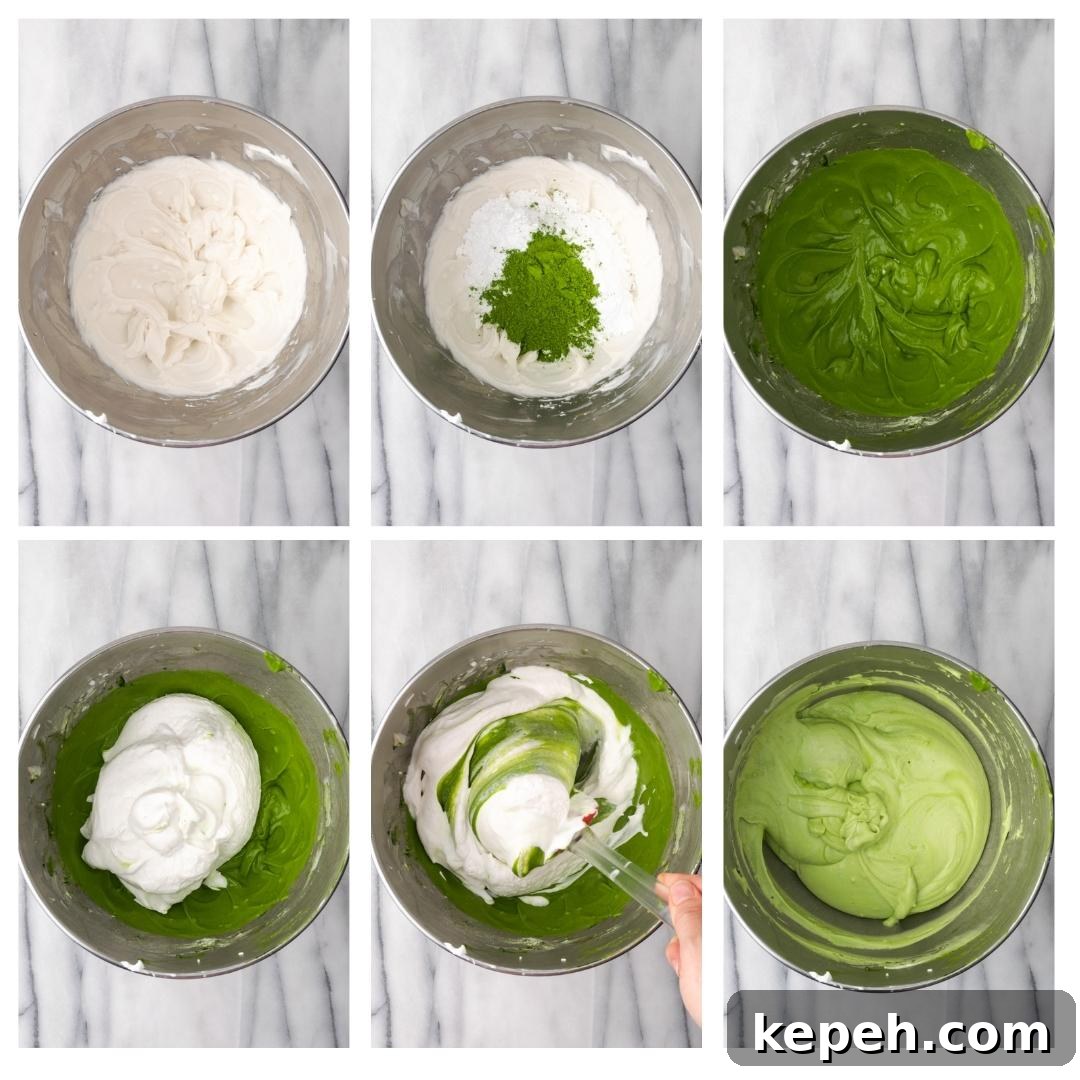 No-Bake Strawberry Matcha Cake — Gluten-Free Vegan Recipe 5 Step by step instructions to make vegan matcha cream.