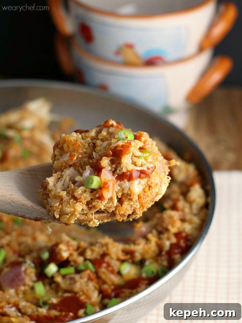 This 30-minute BBQ Chicken Skillet Dinner is so tasty, you'll never know it's good for you!