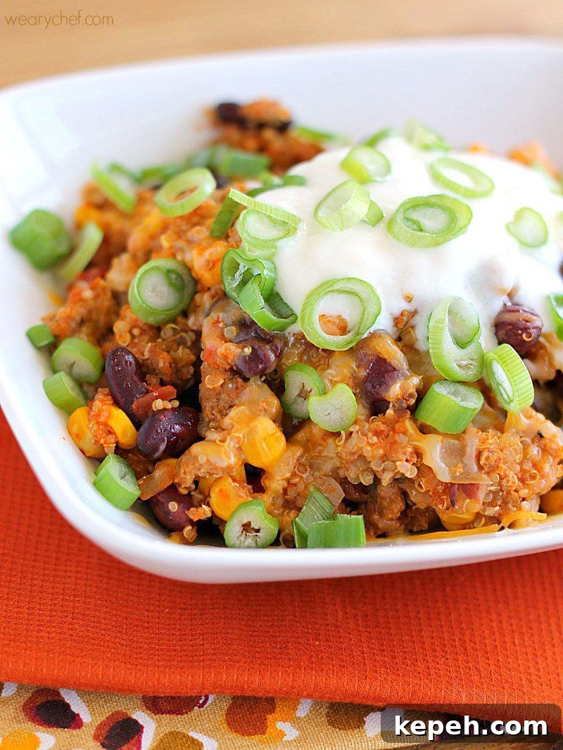 Quinoa and BBQ Chicken Skillet Recipe for Weeknight Dinners 8 Taco Quinoa Turkey Skillet Dinner