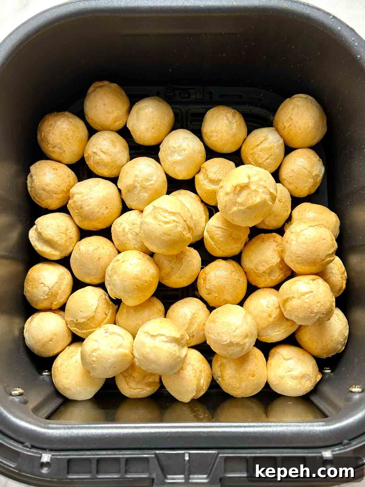 Crispy Air Fryer Fish Balls Recipe — Quick & Flavorful 4 fish balls after frying