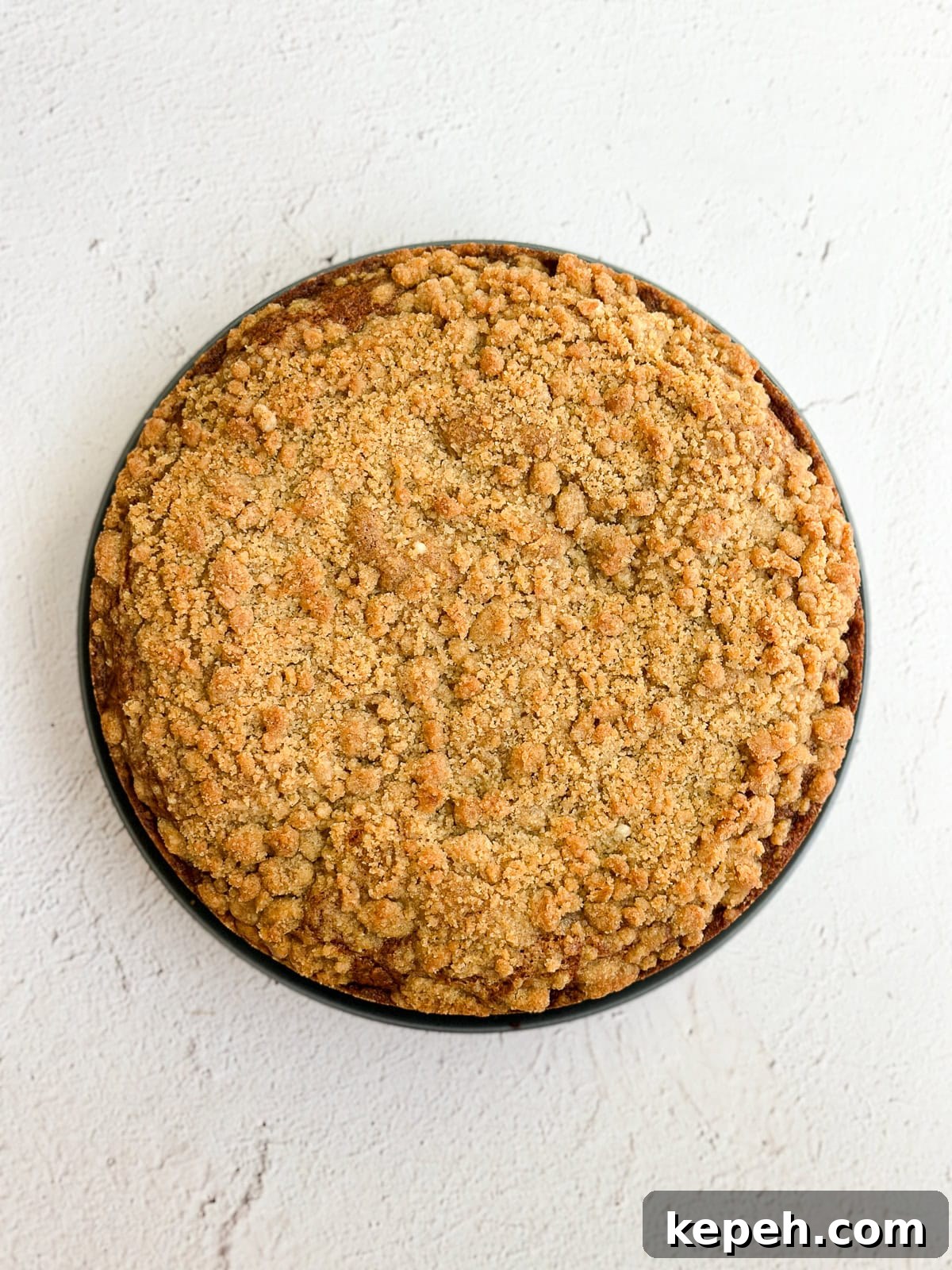 Moist Carrot Coffee Cake with Cream Cheese Glaze 9 carrot cake coffee cake after baking.