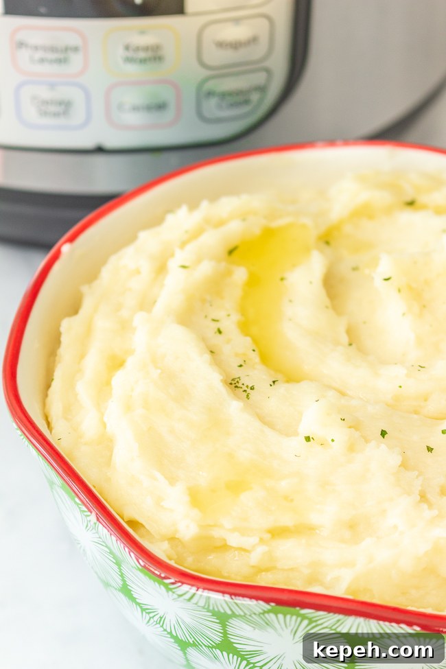 Instant Pot Dairy Free Mashed Potatoes (gluten-free)