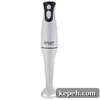 Curried Coconut Lentil Soup with Warm Aromatic Spices 19 Russell Hobbs Food Collection Hand Blender 22241, 200 W - White
