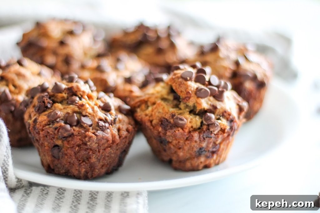 Gluten-Free Banana Chocolate Chip Muffins Recipe for Moist Results 2 Gluten-free banana chocolate chip muffins