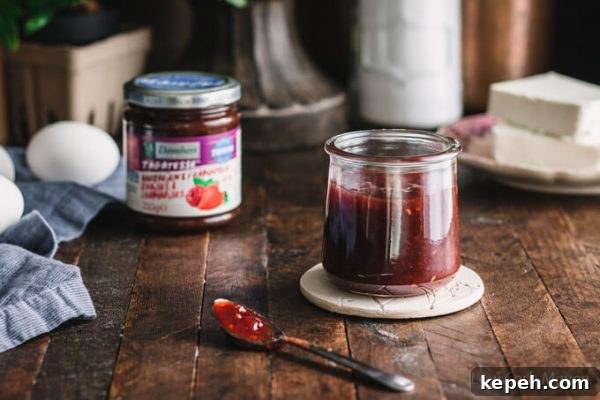 Sukrin Strawberry Raspberry no-sugar added jam.