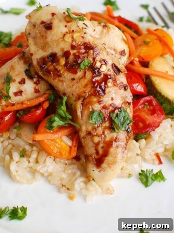 Sheet Pan Balsamic Chicken with Vegetables