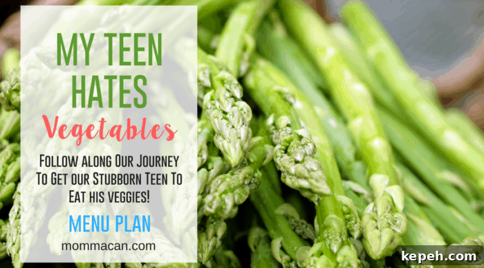 My Teen Hates Vegetables
